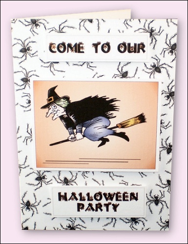 Project - Halloween Witch Party Invitation