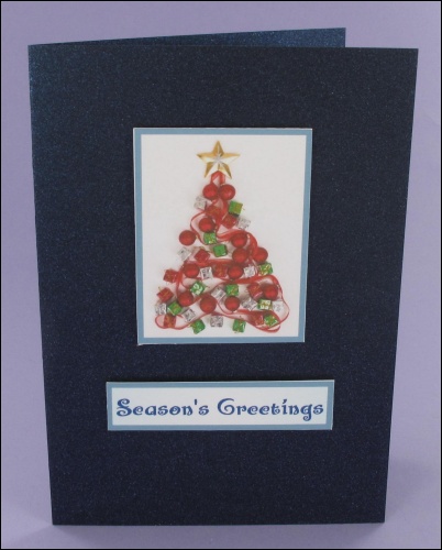 Project - Christmas Tree Photo Motif Card