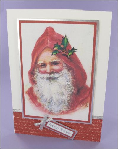 Project - Wise Santa Christmas card