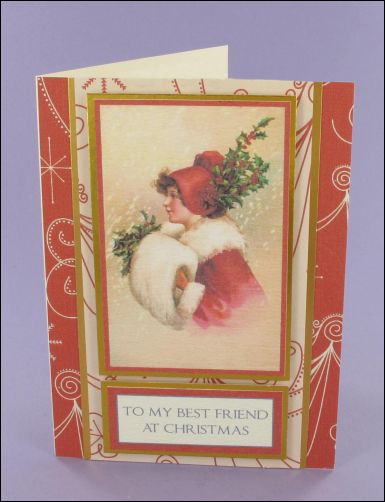 Project - Best Friend Christmas card