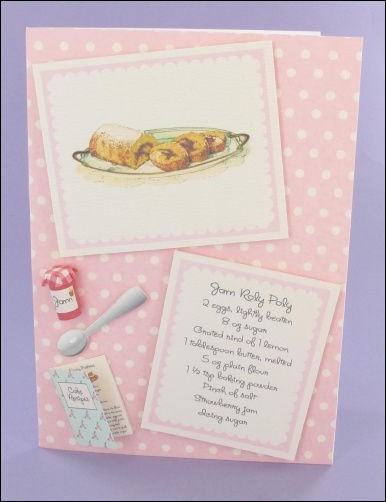 Project - Jam Roly Poly Recipe card