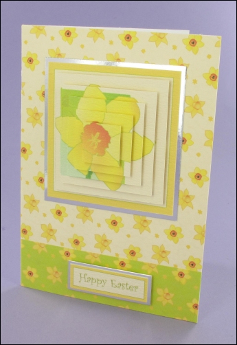 Project - Daffodil Pyramage card