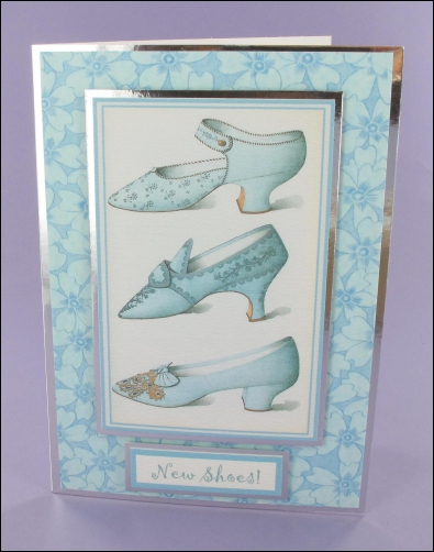 Project - New Blue Shoes card