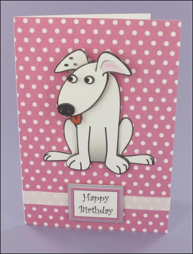 Project - Wagtail Decoupage Birthday Card