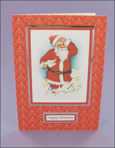 Project - Santa with Letters card