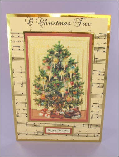 Project - O Christmas Tree card