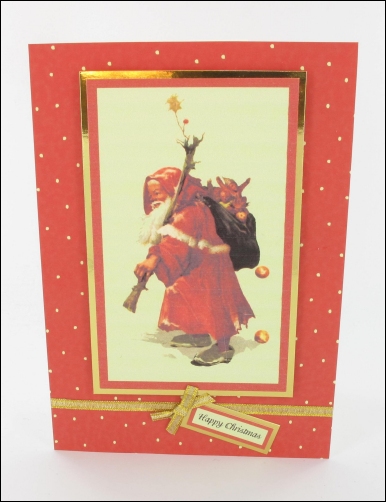 Project - Old Father Christmas card