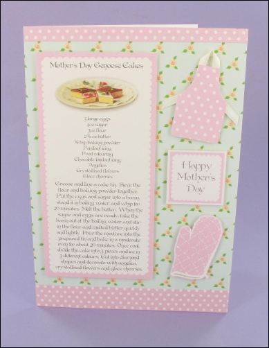 Project - Mothers Day Genoese cakes card