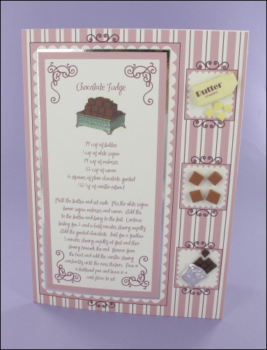 Project - Chocolate Fudge card