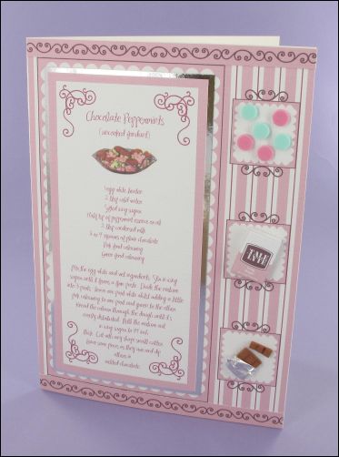 Project - Chocolate Peppermints card