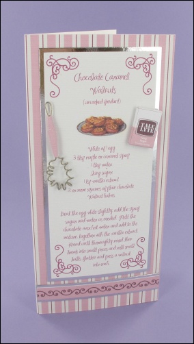 Project - Chocolate Caramel Walnuts card
