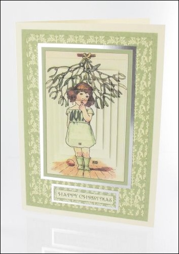 Project - Mistletoe Girl card